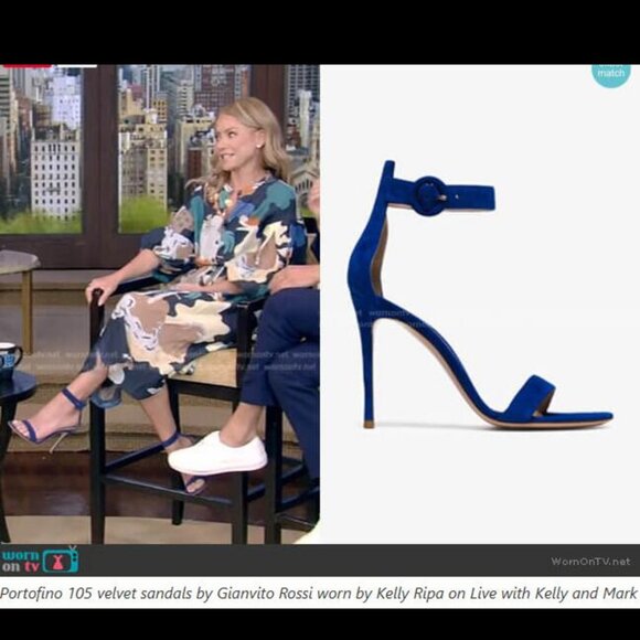 Gianvito Rossi Portofino 105 Satin Sandals Size 36.5
